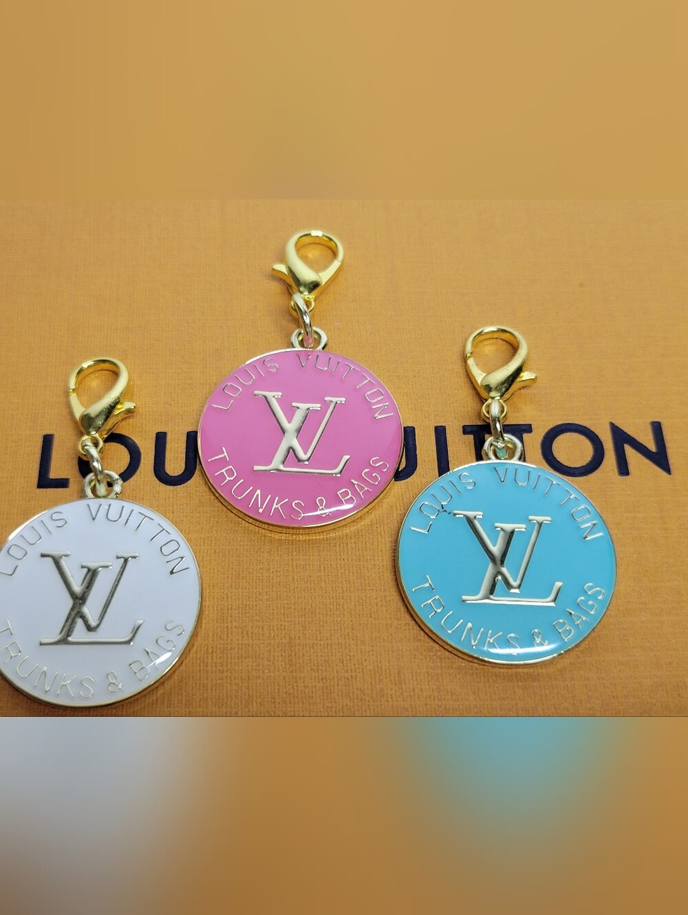 Louis Vuitton Enamel Trunks & Bags With Lobster Clasp Choice Of One